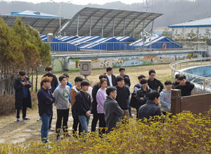 하수처리 찌꺼기 처리 현장체험 학습 이미지